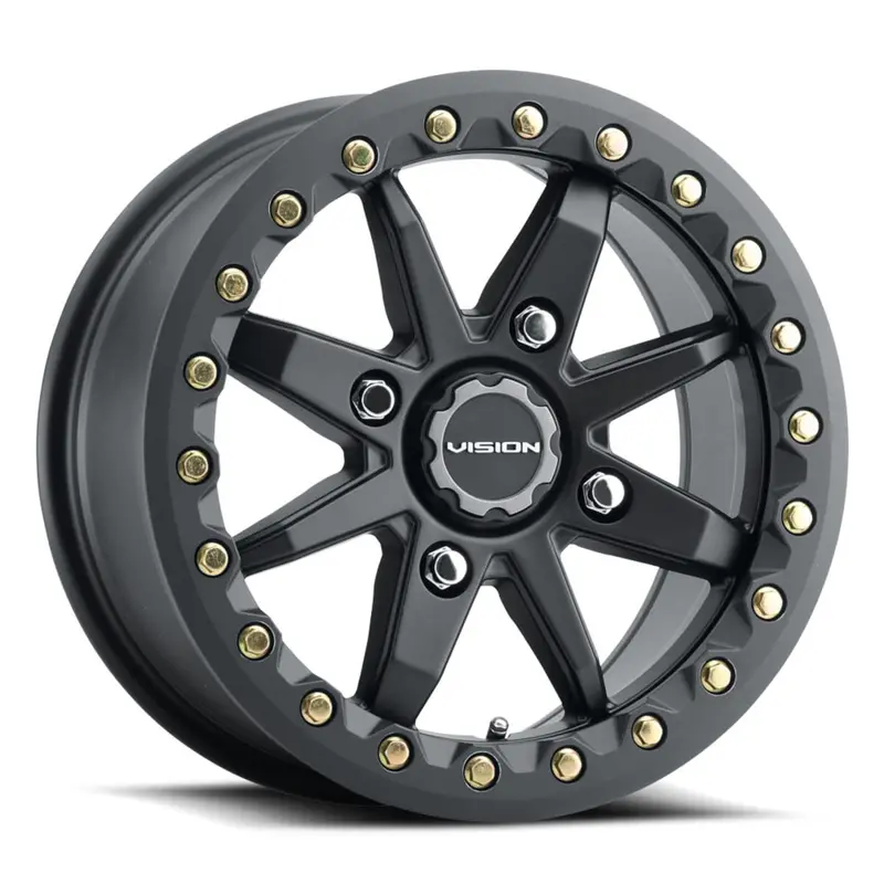 Vision Wheel 4 Lug 544 Bolt - Satin Black 1