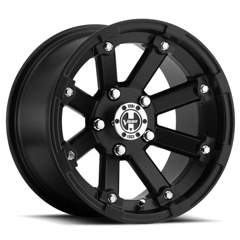 Vision Wheel 5 Lug 393 Lock Out - Matte Black 1