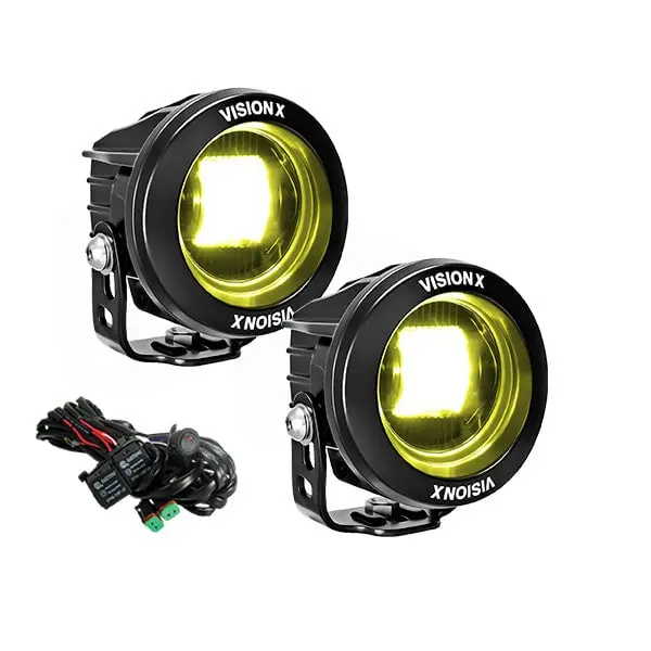 Vision X 3" Round Cg2 Sae Led Light Cannon Kit 4