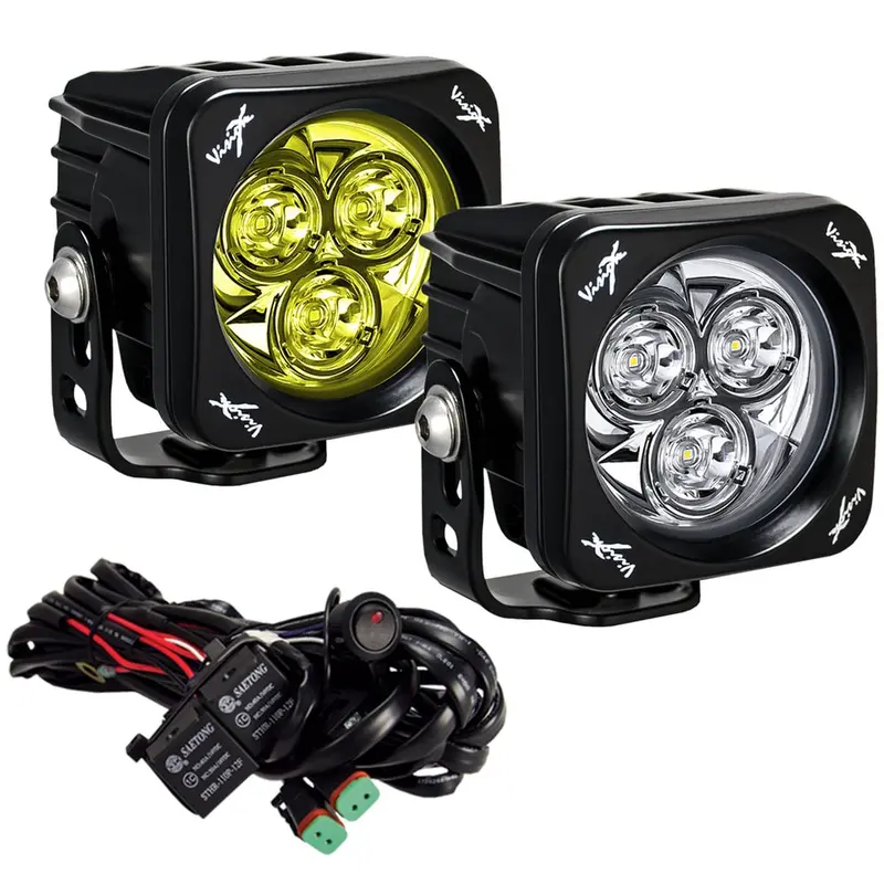 Vision X 3" Square Cg2 Multi Led Light Cannon Kit 1