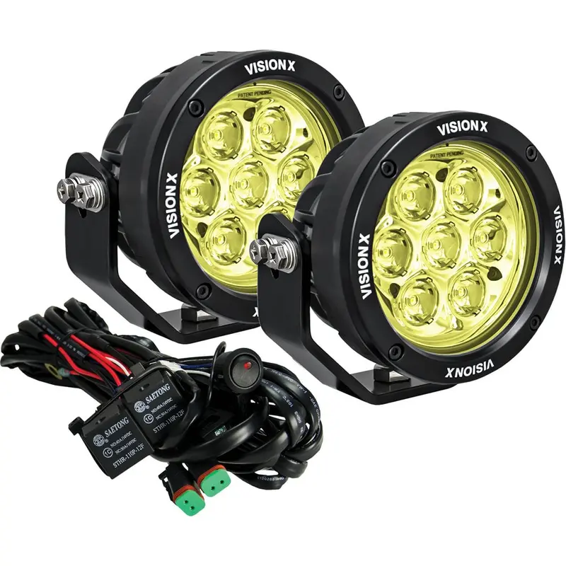 Vision X 4.7" Round Cg2 Sae Multi-Led Light Kit 4