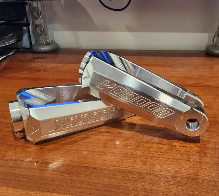Voodoo Riders Polaris Pro R/Turbo R Billet Aluminum Lower Front Shock Forks 1