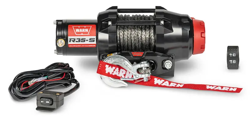 Warn 110030 R-Series 3500 Lb Synthetic Rope Winch 1