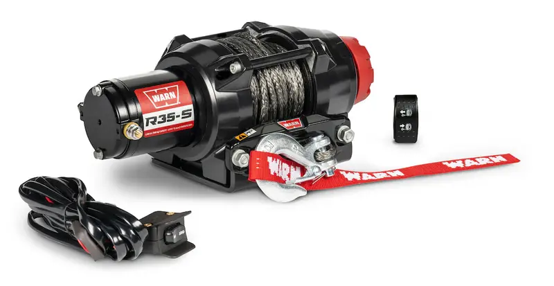 Warn 110030 R-Series 3500 Lb Synthetic Rope Winch 2
