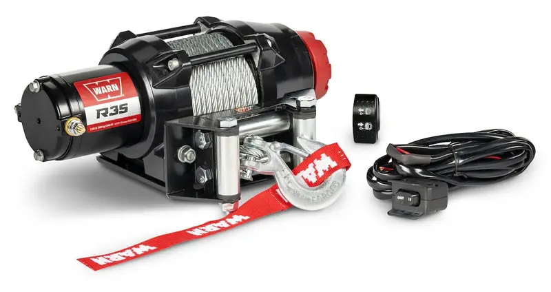 Warn 110035 R-Series 3500 Lb Wire Rope Winch 2