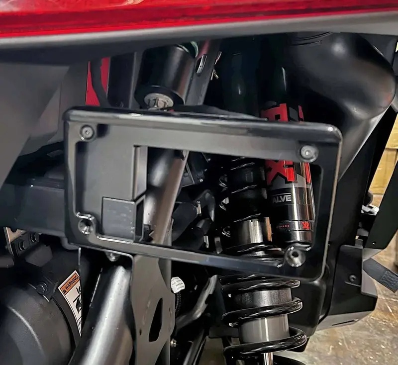 Wd Electronics Polaris Rzr Pro R License Plate Bracket 2