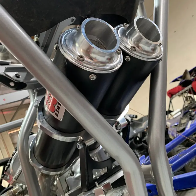 Weller Racing Yamaha Yxz1000r Full Dual Exhaust System - Wr Edition 2