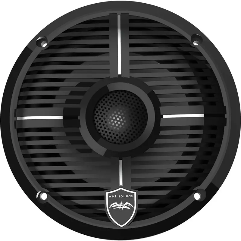 Wet Sounds High Output Component Style 6.5" Marine Coaxial Speakers 1