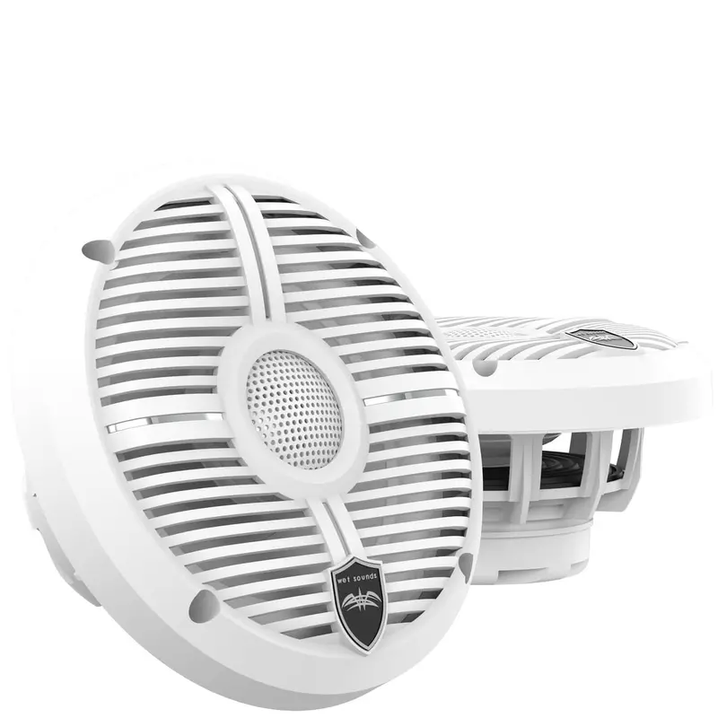 Wet Sounds High Output Component Style 6.5" Marine Coaxial Speakers 1