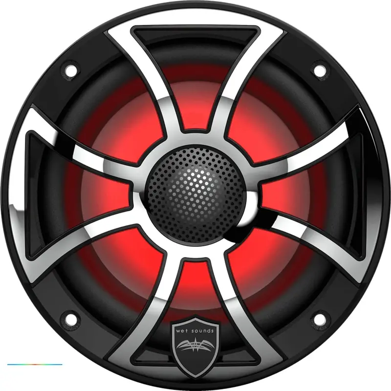 Wet Sounds High Output Component Style 6.5" Marine Coaxial Speakers 2