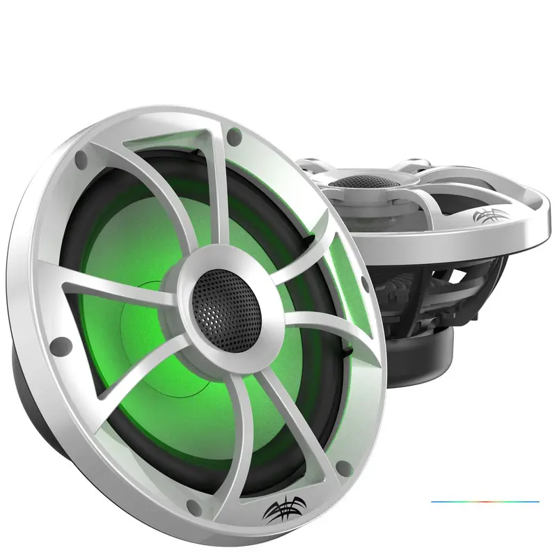 Wet Sounds High Output Component Style 8" Marine Coaxial Speakers 1