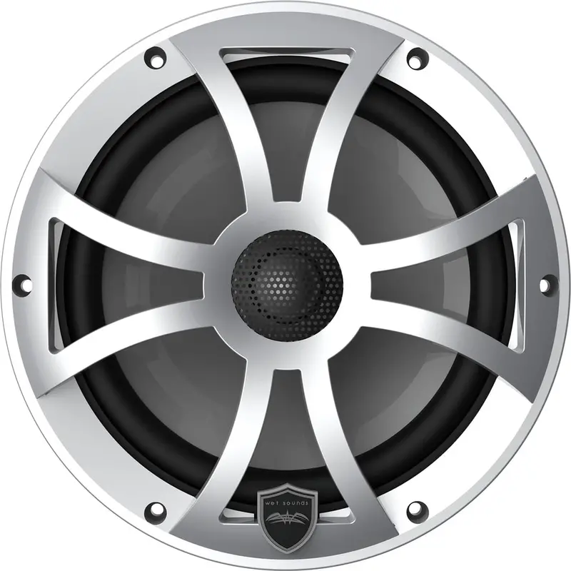 Wet Sounds High Output Component Style 8" Marine Coaxial Speakers 1