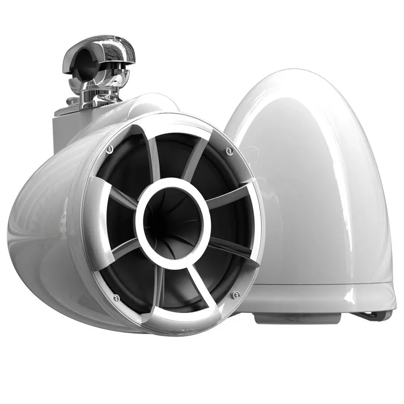 Wet Sounds Revolution Series 10" White Tower Speakers 2