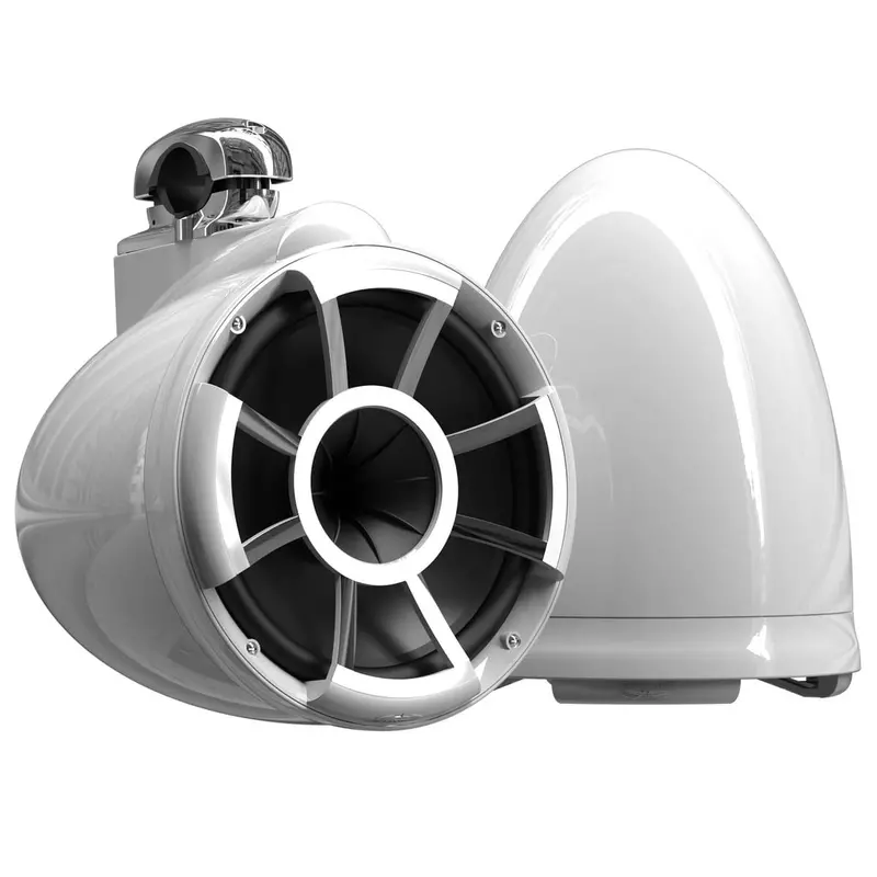 Wet Sounds Revolution Series 10" White Tower Speakers 5