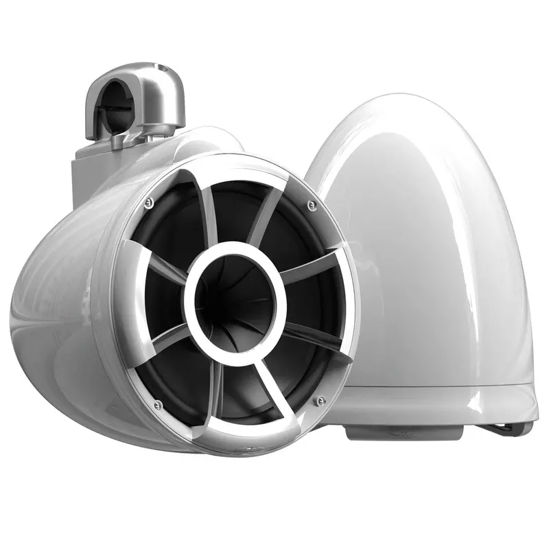 Wet Sounds Revolution Series 10" White Tower Speakers 6