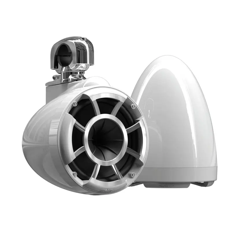 Wet Sounds Revolution Series 8" White Tower Speakers 1