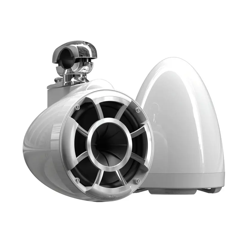Wet Sounds Revolution Series 8" White Tower Speakers 2