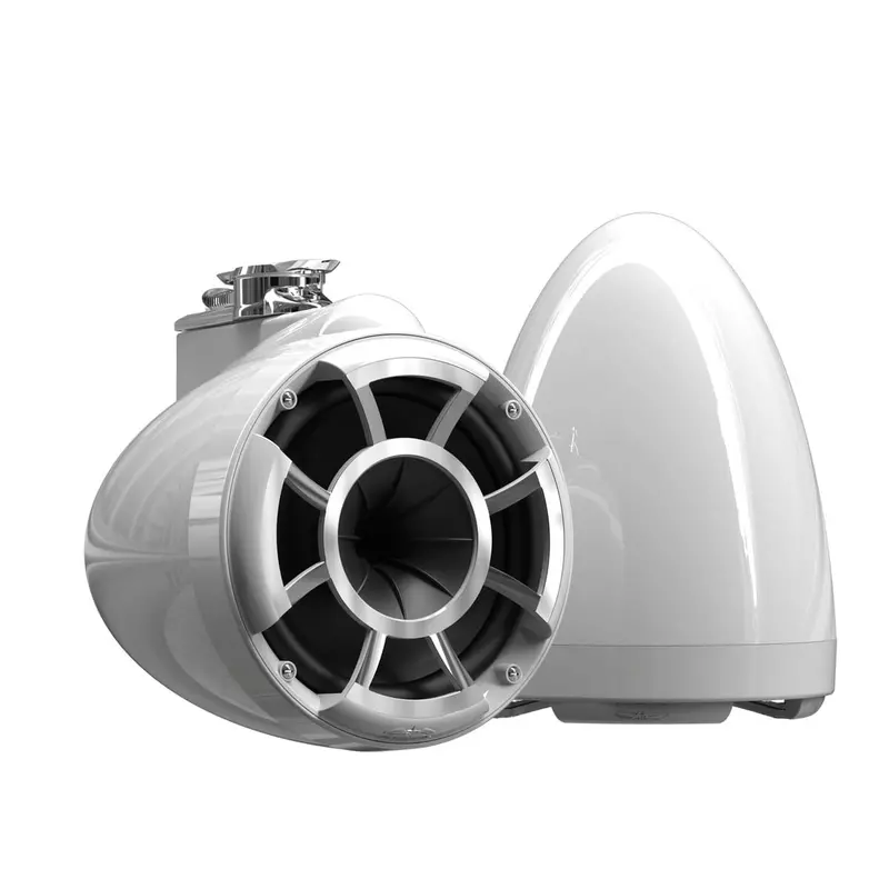 Wet Sounds Revolution Series 8" White Tower Speakers 3