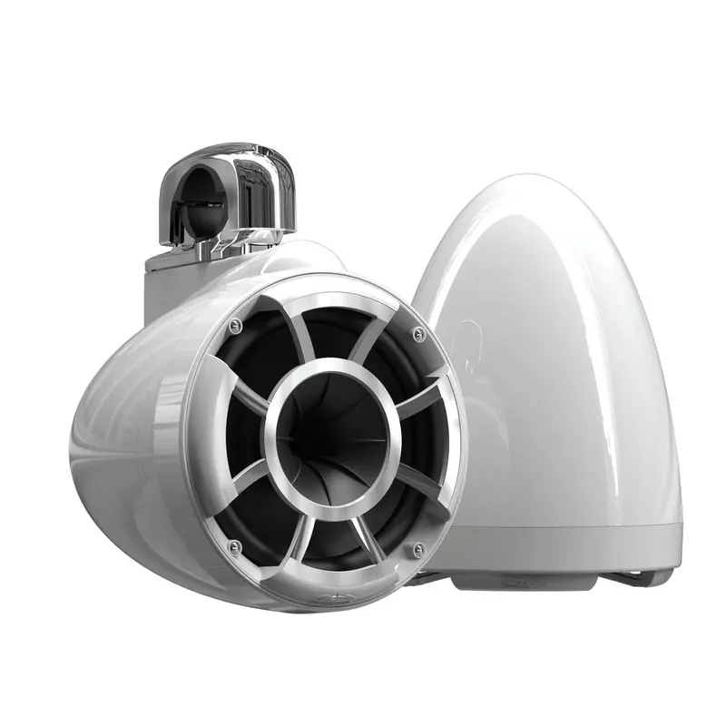 Wet Sounds Revolution Series 8" White Tower Speakers 4