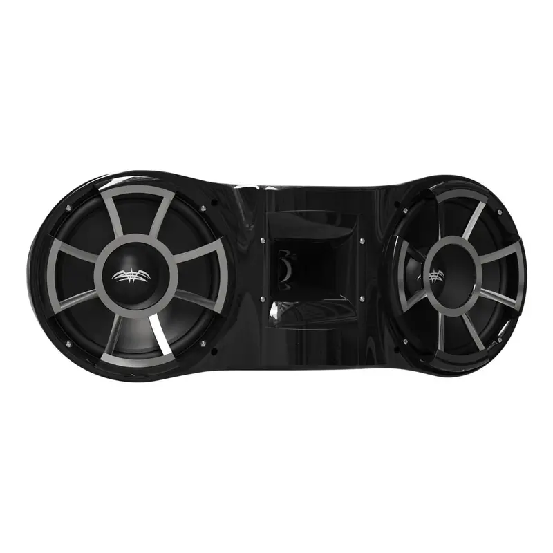 Wet Sounds Revolution Series Dual 10" Black Tower Speaker 2