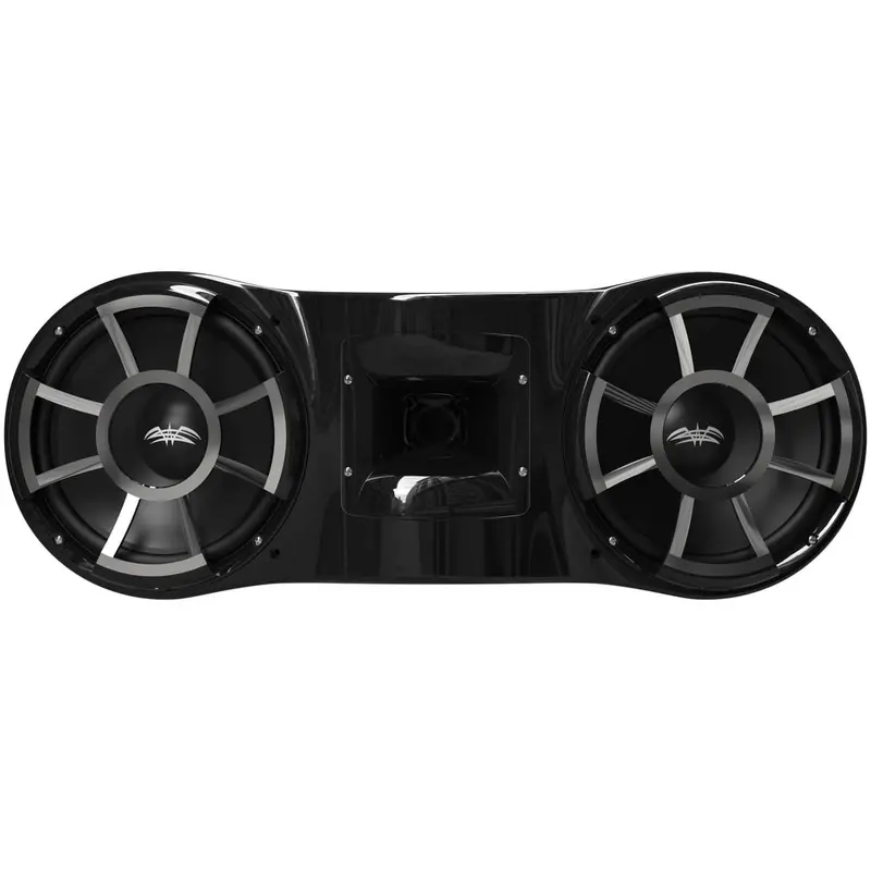 Wet Sounds Revolution Series Dual 10" Black Tower Speaker 4