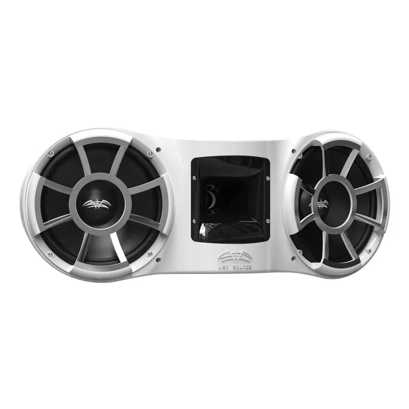 Wet Sounds Revolution Series Dual 10" White Tower Speaker 3