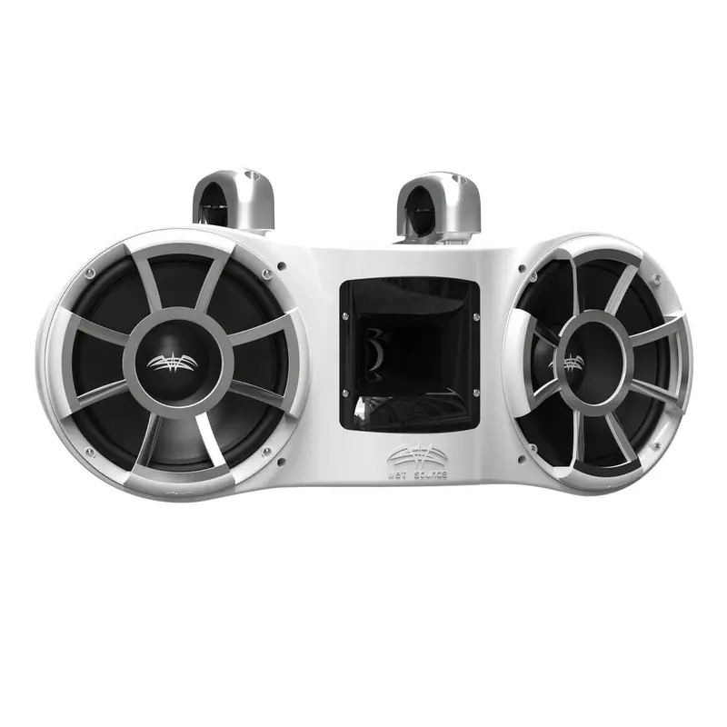 Wet Sounds Revolution Series Dual 10" White Tower Speaker 3