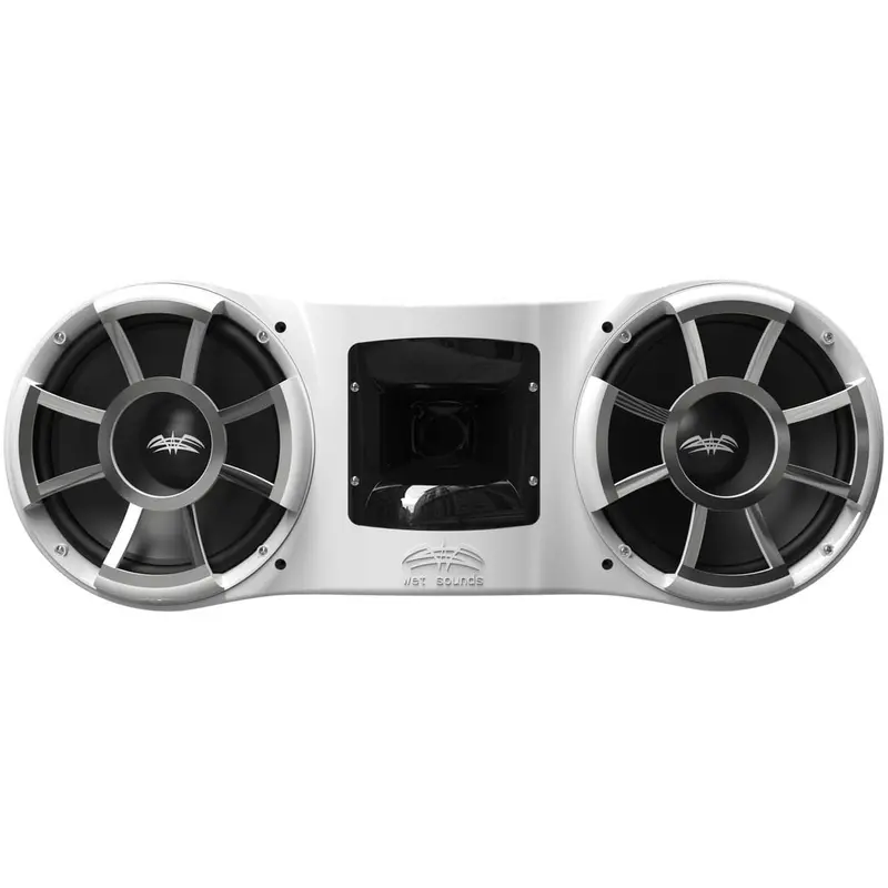 Wet Sounds Revolution Series Dual 10" White Tower Speaker 4