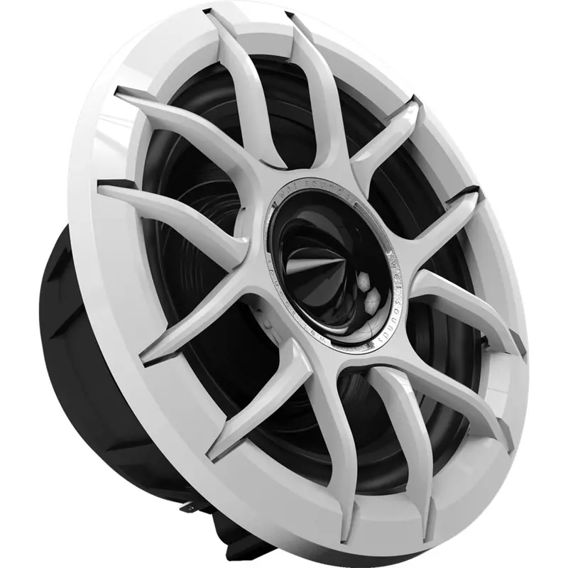 Wet Sounds Zero Series 6.5-Inch High-Output Component Style Coaxial Speakers - White 2