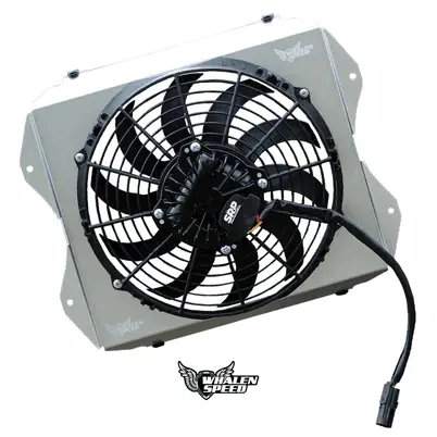 Whalen Speed Can-Am X3 Intercooler Fan Shroud & Fan Assembly 1