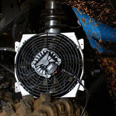 Whalen Speed Can-Am X3 Intercooler Fan Shroud & Fan Assembly 2