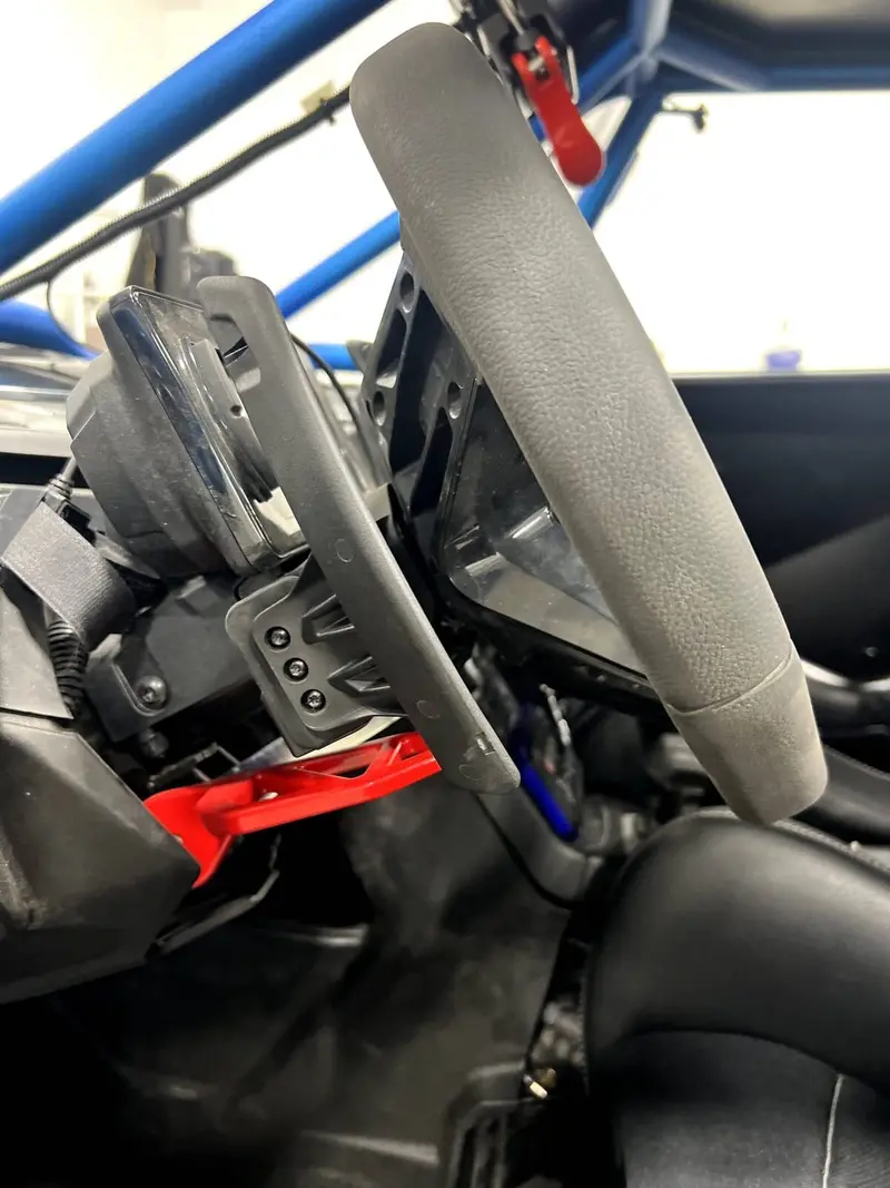 Wicked Fab Works Can-Am Maverick R Steering Column Adjustment Lever 5