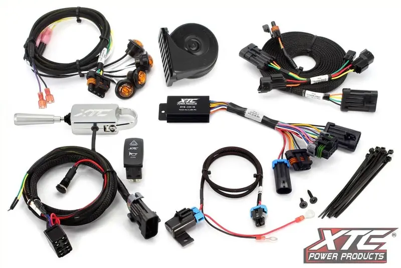 Xtc '17+ Kawasaki Mule Pro Self-Canceling Turn Signal System With Billet Lever 1