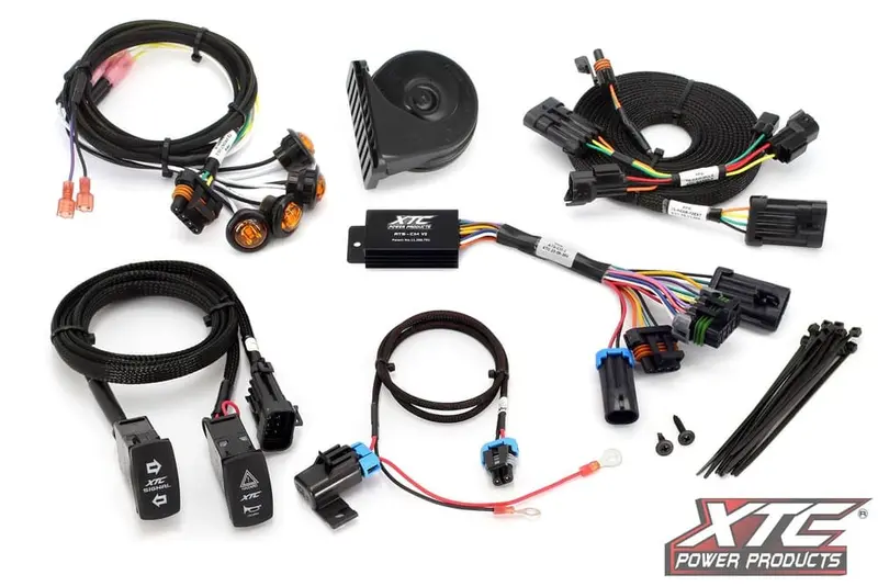 Xtc '17+ Kawasaki Mule Pro Self-Canceling Turn Signal System With Horn 1