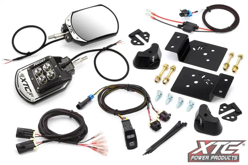 Xtc '24-'25 Kawasaki Ridge Six12 Lit Side View Mirror Kit 1