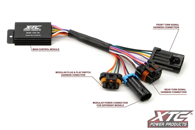 Xtc '24+ Polaris Rzr Xp 1000 Self-Canceling Turn Signal System With Horn 2