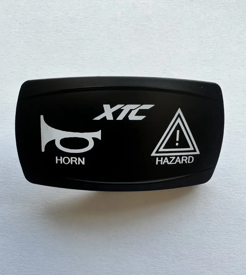 Xtc Horizontal Hazard Horn Rocker Switch Cover 1