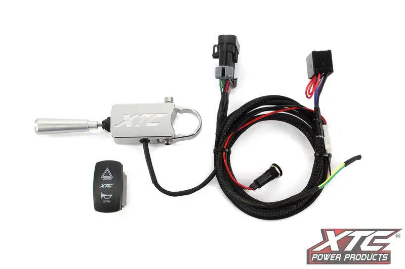 Xtc Kawasaki Krx Self-Canceling Turn Signal System With Billet Lever 2