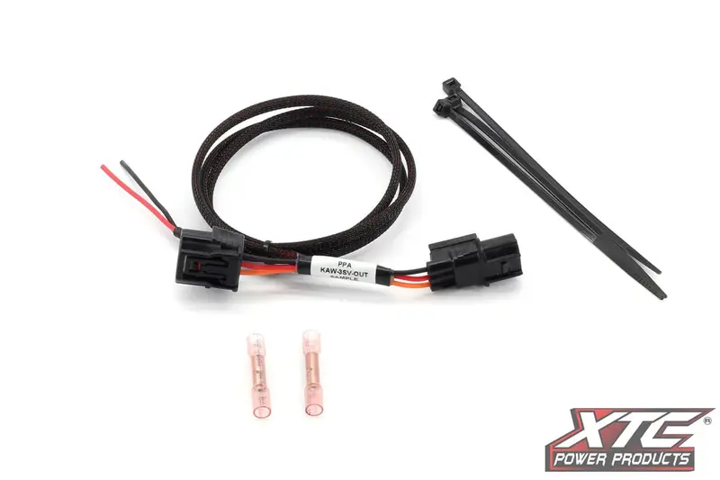 Xtc Kawasaki Krx Tail Light Power Harness For License Plate And Whip Lights 1