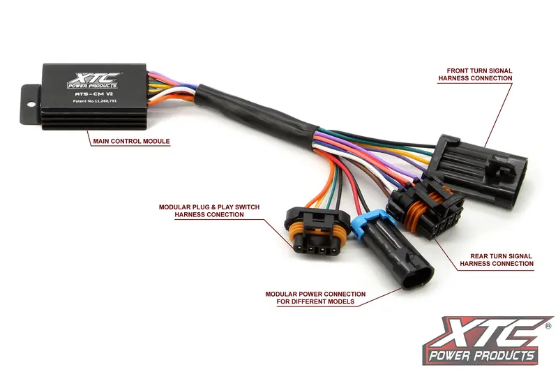 Xtc Polaris Xpedition Self-Canceling Turn Signal System With Horn 2