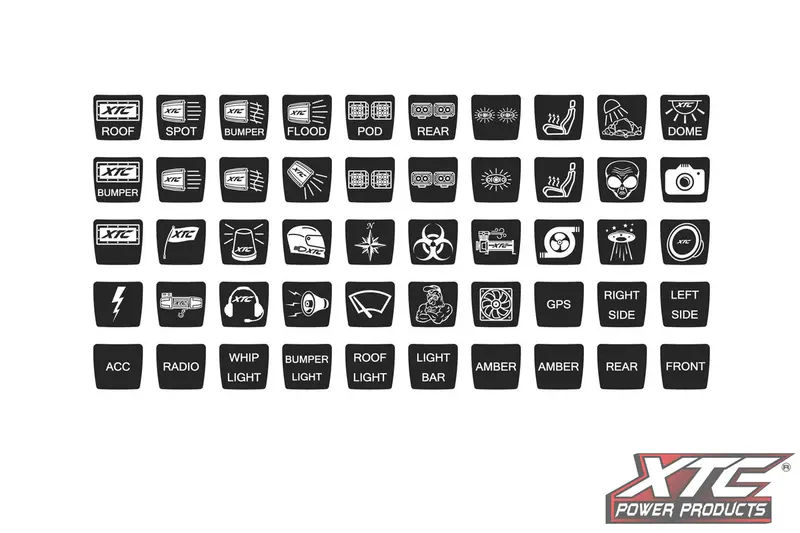 Xtc Power Polaris Ranger Xd 1500 Light Duty Switch System For In Cab Pulse Bus Bar - 4-Pack 2
