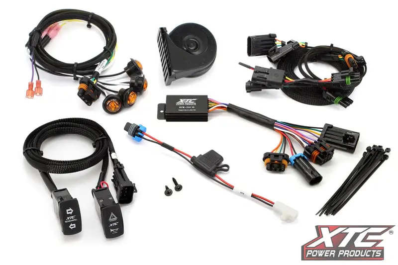 Xtc Power Products Can-Am Maverick R Self-Canceling Turn Signal System With Horn 1