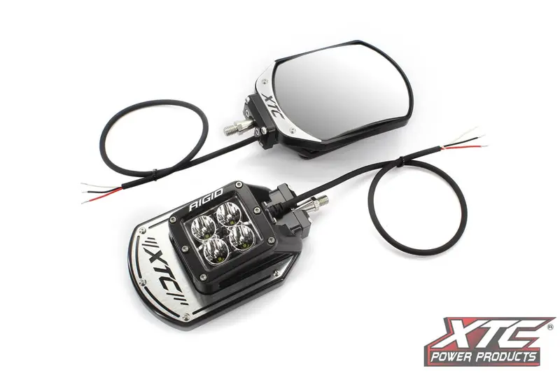 Xtc Six12 Utv Billet Led Side Mirrors 1