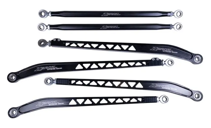 Zbroz Can-Am Maverick R Intense Series Billet Radius Rod Kit Black 1