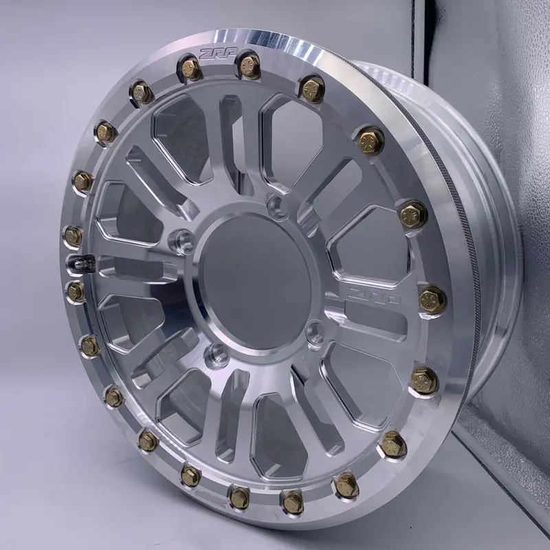 Zrp Apex Forged Beadlock Wheel 15"X5.5" Rzr 4X156 Bolt Pattern 5
