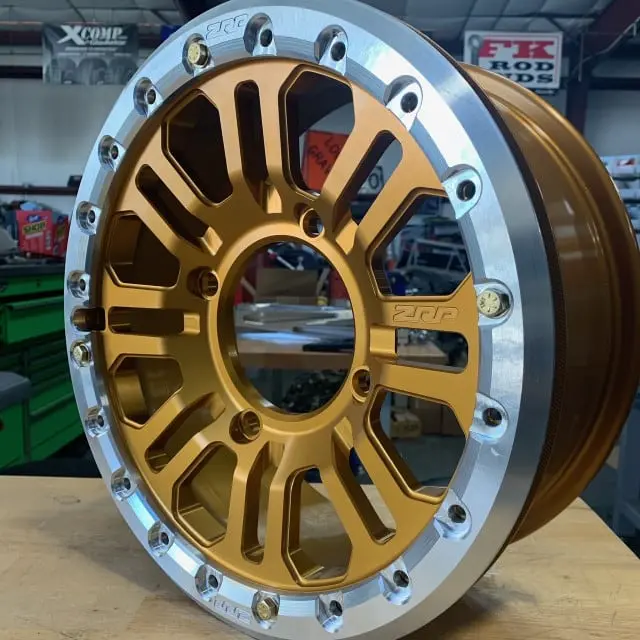 Zrp Apex Forged Beadlock Wheel 15"X5.5" Rzr 4X156 Bolt Pattern 7