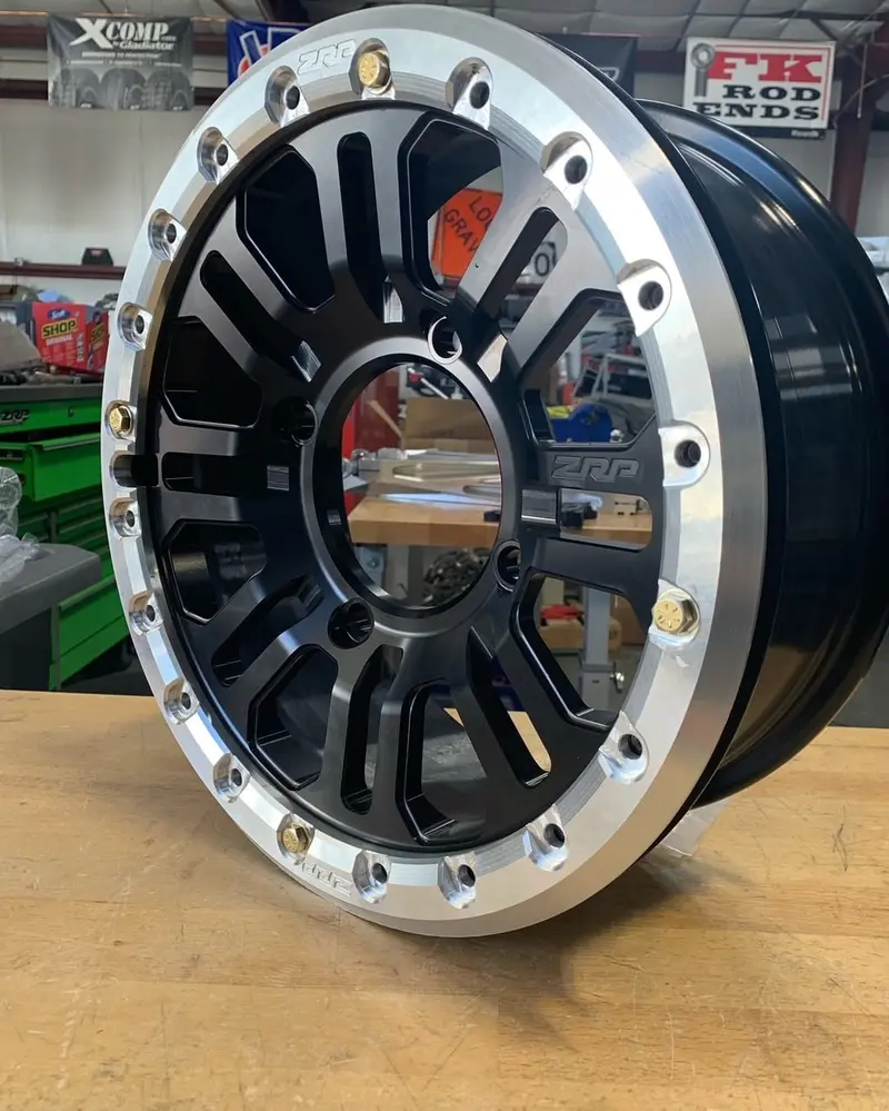 Zrp Apex Forged Beadlock Wheel 15"X5.5" Rzr 4X156 Bolt Pattern 9