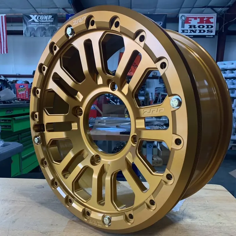 Zrp Apex Forged Beadlock Wheel 15"X5.5" Rzr 4X156 Bolt Pattern 9