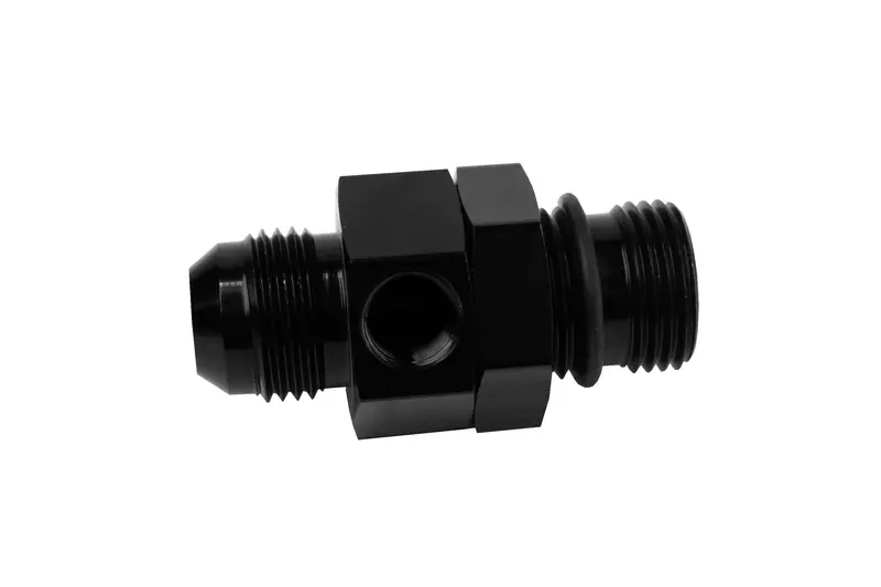 Aeromotive 15695 Orb-08 To An-08 Inline Fuel Pressure Gauge Adapter 1