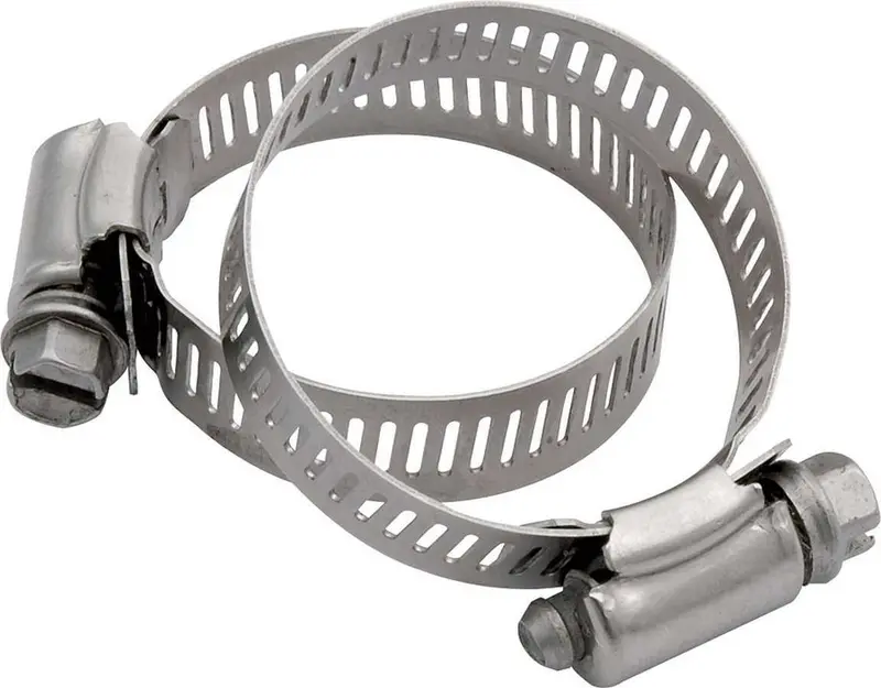 Allstar Performance 18334 Hose Clamps – 2-Inch Outside Diameter, Pack Of Two, Heavy-Duty No. 24 Style 1